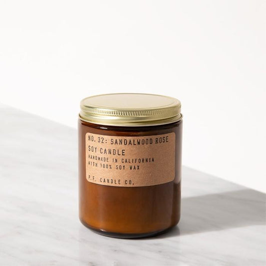 P.F. Candle Co. Sandalwood Rose Candle