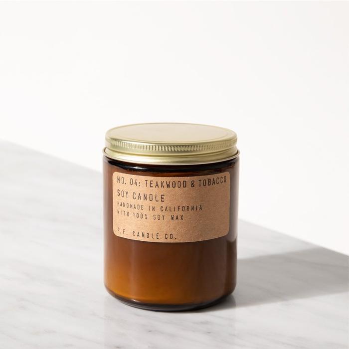 P.F. Candle Co. Teakwood & Tobacco Candle